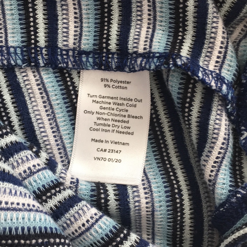 Drawstring Striped Pullover Top - Picture 9 of 11